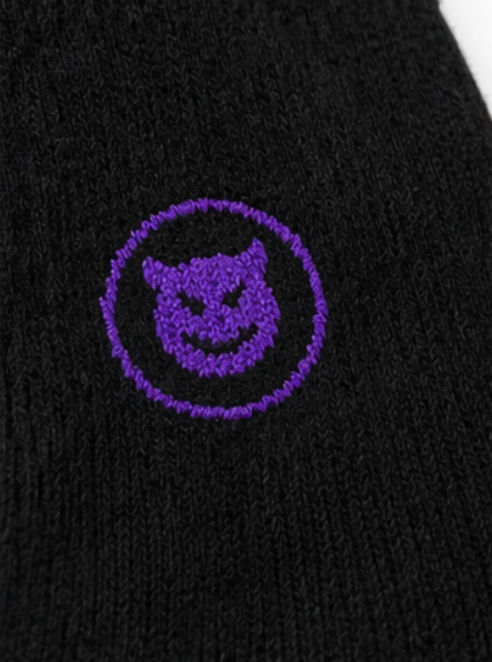Misfit Logo Socks - Black