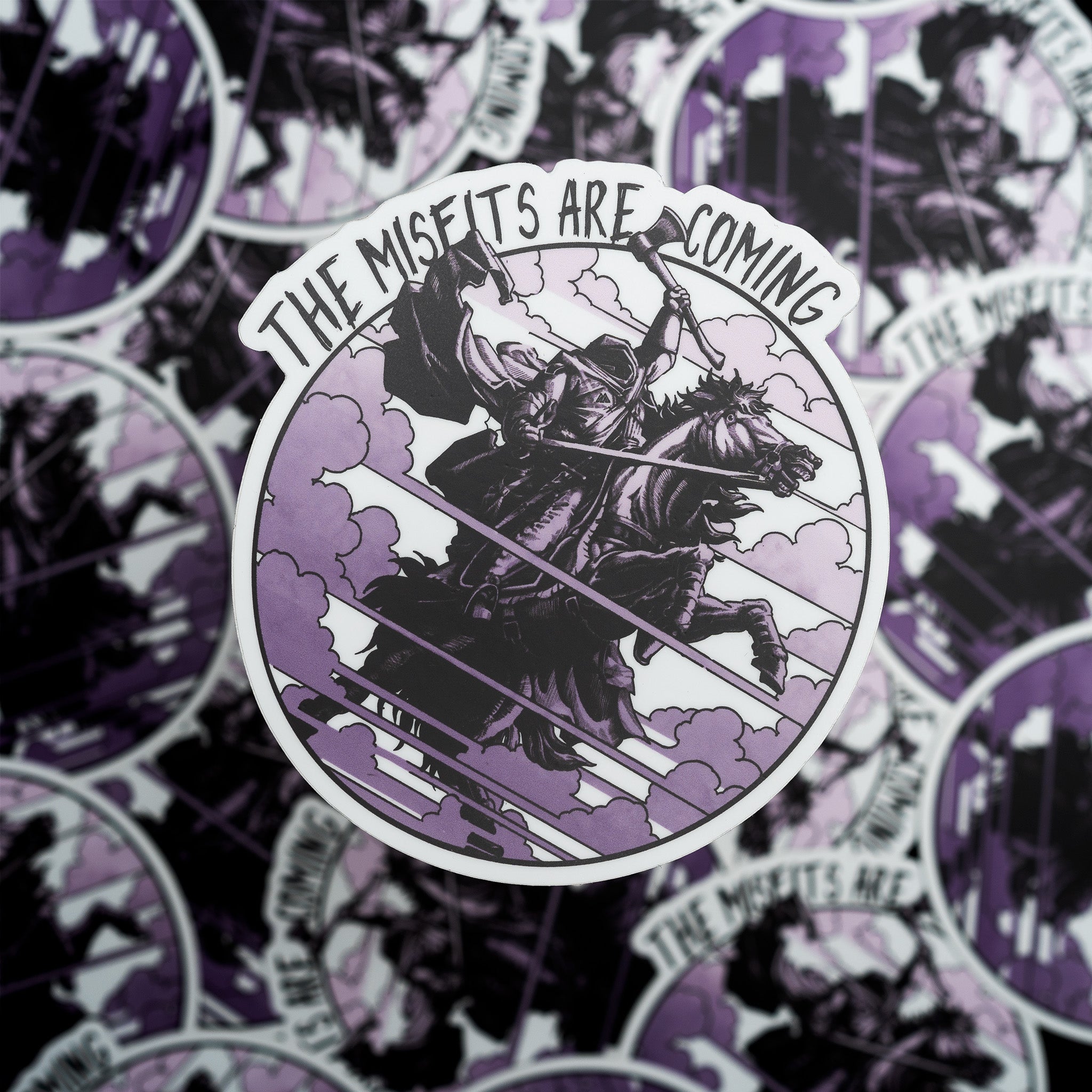 The Misfits Are Coming Sticker