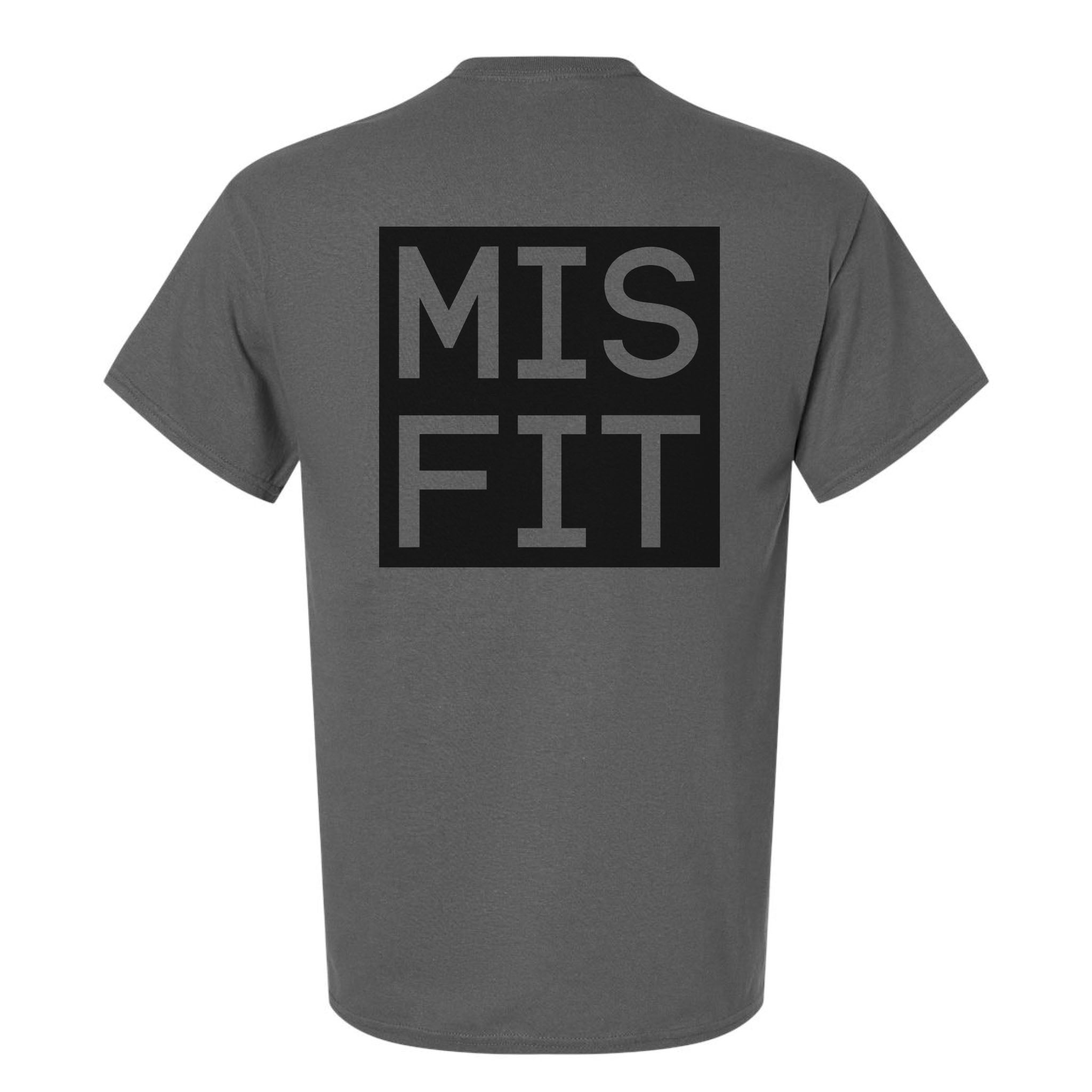 Misfit Logo Tee - Charcoal