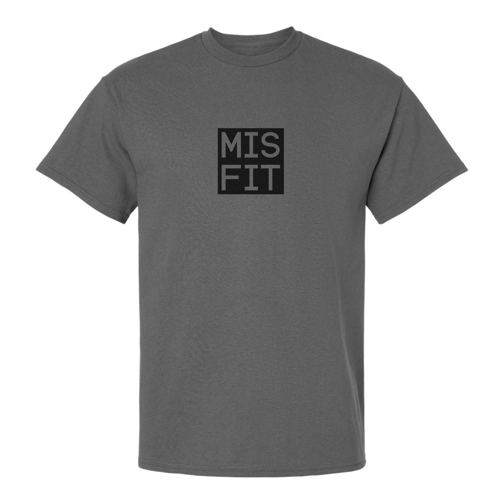 Misfit Logo Tee - Charcoal