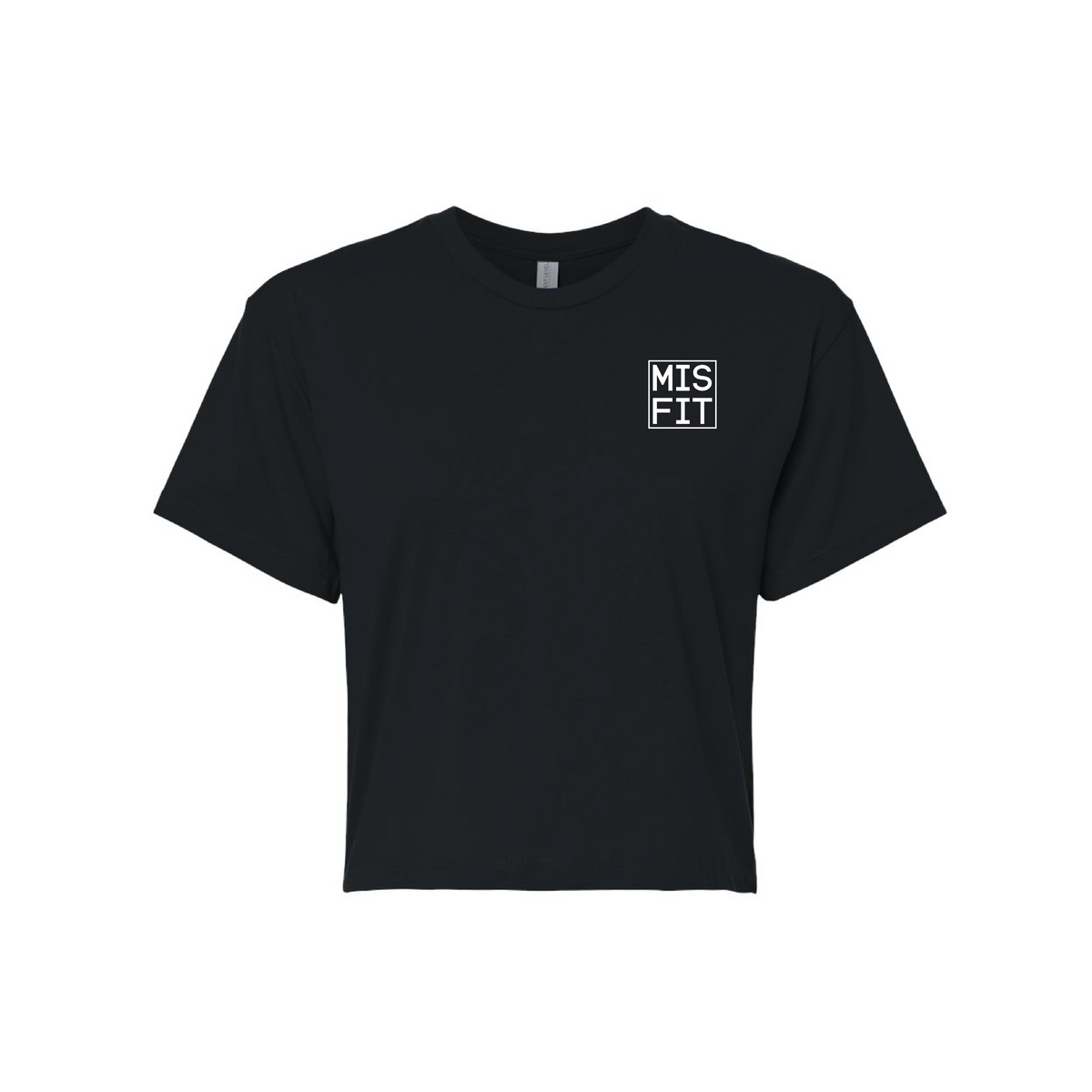 The Work is the Only Way - Black Cropped Tee