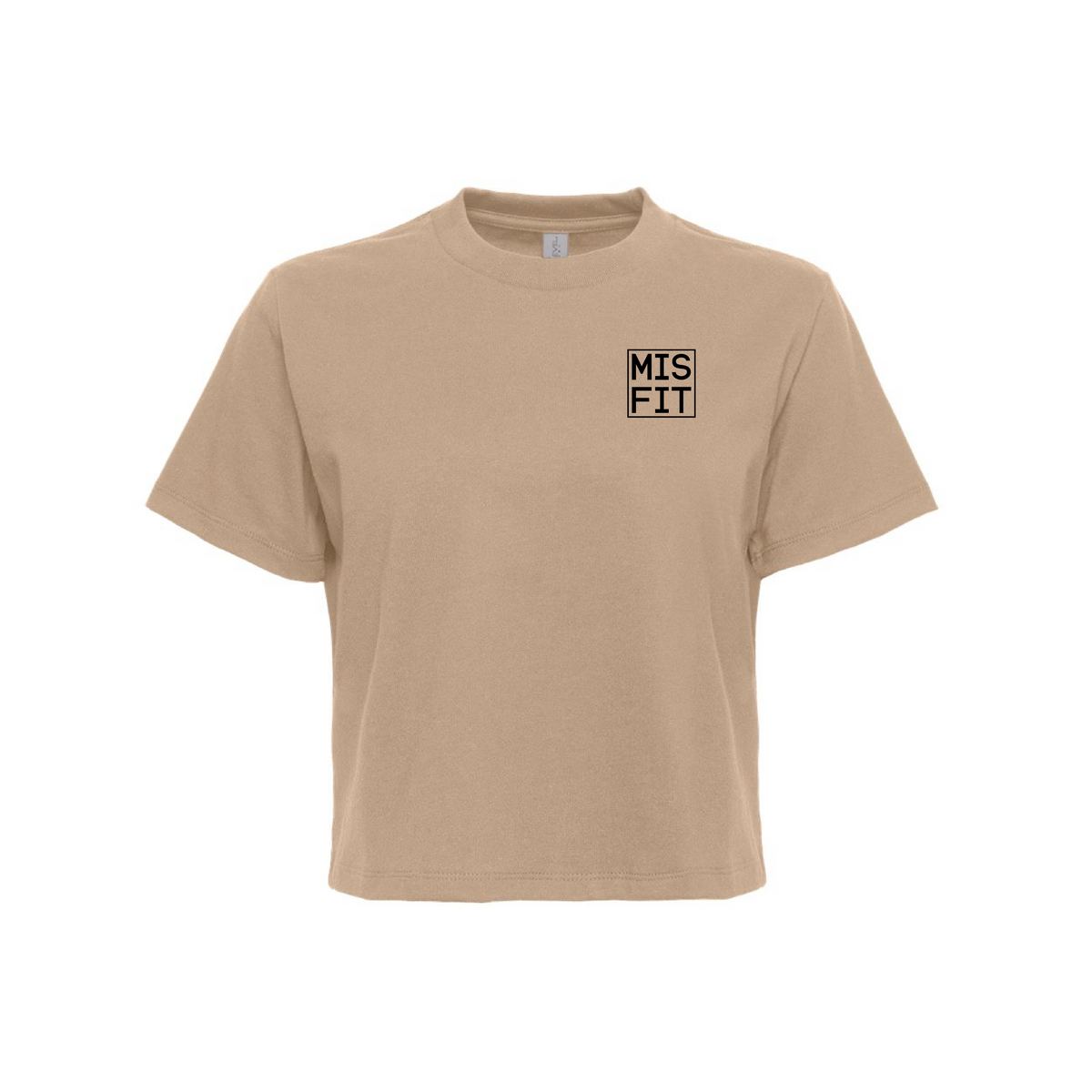 The Work is the Only Way - Tan Heavyweight Boxy Tee
